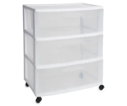White 3-Drawer Cart