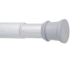 Chrome Fashion Shower Rod, (42" - 72")