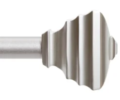 Jayden Nickel Adjustable Curtain Rod, (42" - 120")