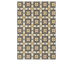 Sanders Gray Area Rug, (7'10" X 10'10")