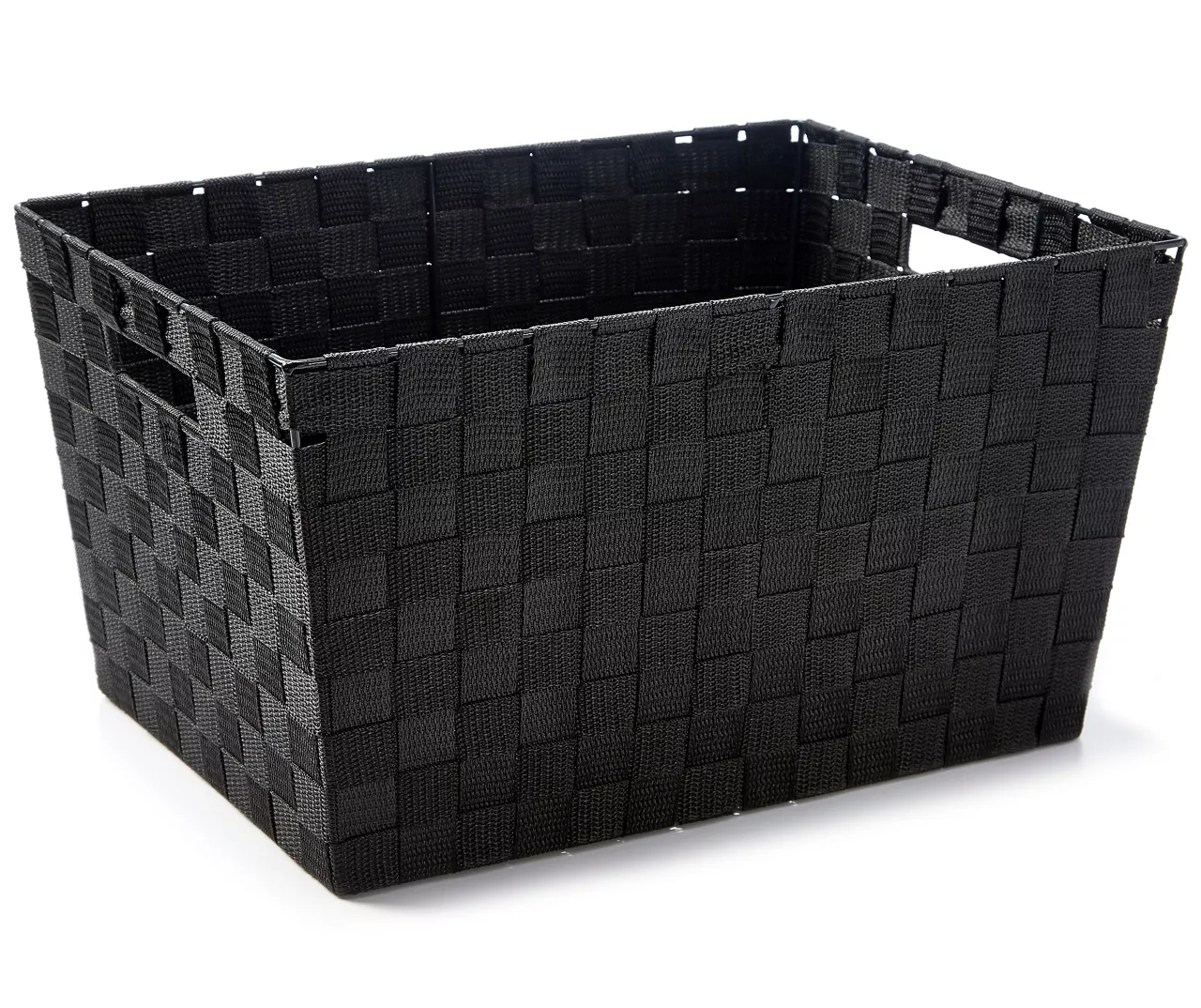 X-Large Black Woven Strap Storage Bin 1 X-Large Black Woven Strap Storage Bin