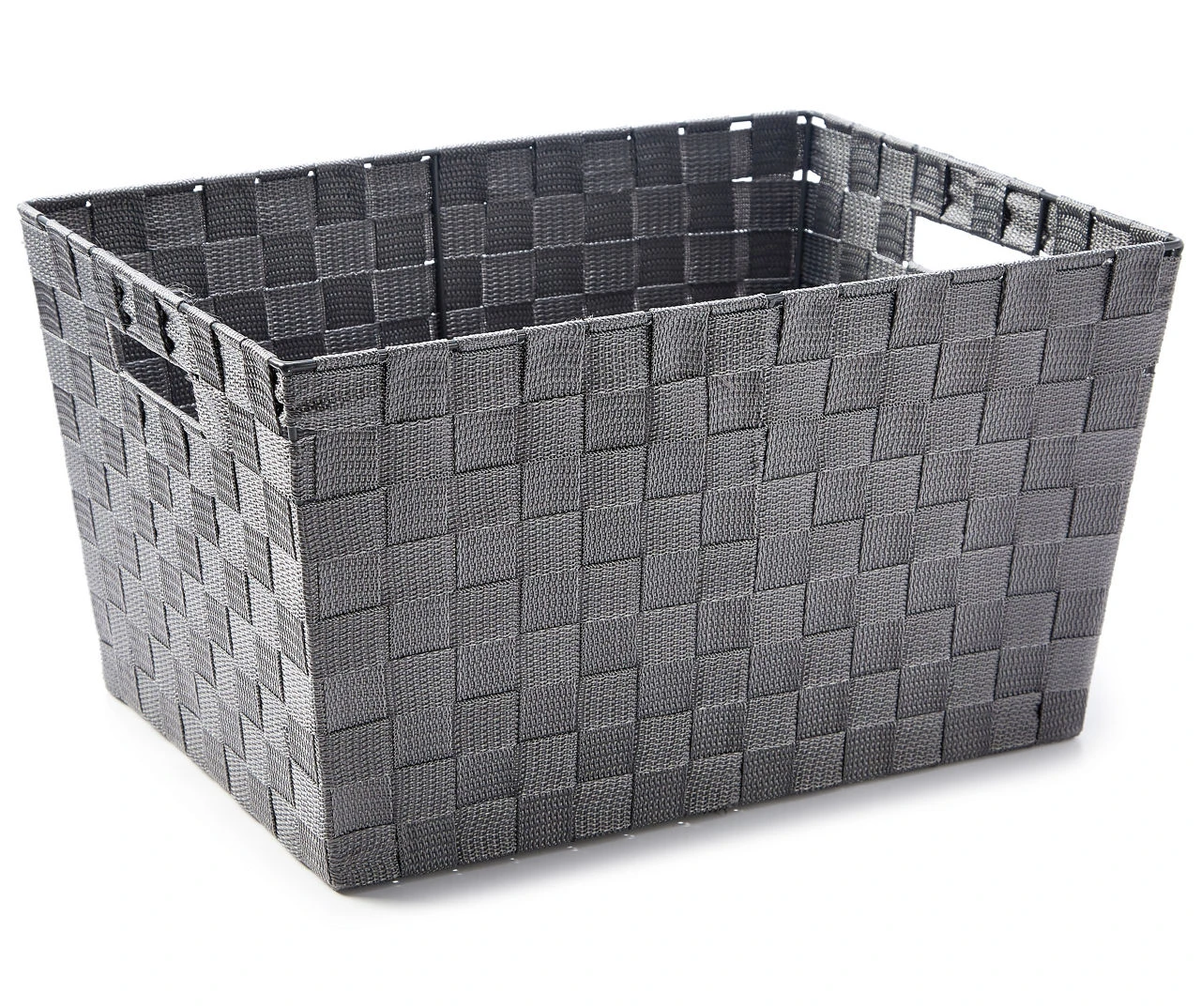 X-Large Gray Woven Strap Storage Bin 1 X-Large Gray Woven Strap Storage Bin