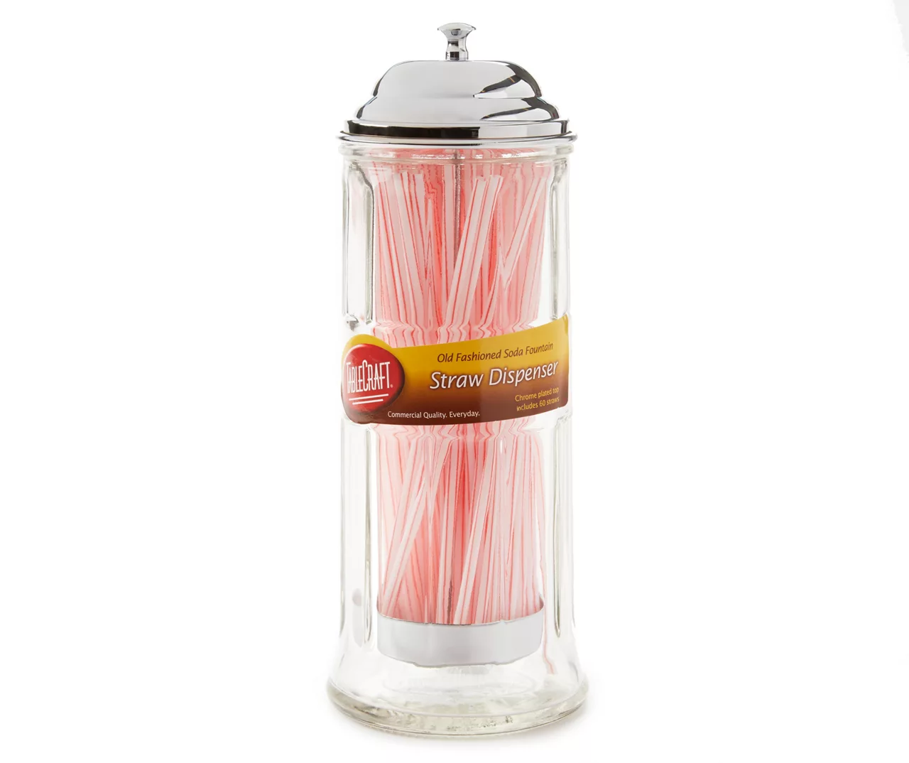 Straw Dispenser With Straws, 60 Count 1 Straw Dispenser With Straws, 60 Count