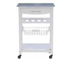 Smith Granite Top Kitchen Cart With Storage Basket -Cuisinart Store 810389661 A0 2