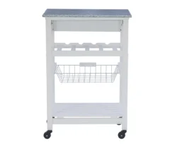 Smith Granite Top Kitchen Cart With Storage Basket -Cuisinart Store 810389661 A0 5