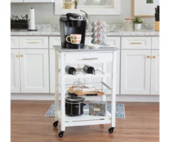 Smith Granite Top Kitchen Cart With Storage Basket -Cuisinart Store 810389661 B0 2