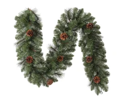 6' Pinecone Hardneedle Garland