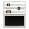Wooden Sliding Calendar & Chalkboard