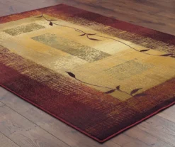 Gilson Red & Tan Area Rug, (5'3" X 7'6") -Cuisinart Store 810413013 3