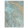 Dorsey Blue Formation Area Rug, (5'3" X 7'6")