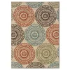 Somerville Beige Outdoor Area Rug, (5'3" X 7'6")