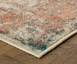 Myia Orange & Blue Abstract Area Rug, (3'10" X 5'5") 8 Myia Orange & Blue Abstract Area Rug, (3'10" X 5'5") -Cuisinart Store 810413034 2
