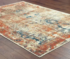 Myia Orange & Blue Abstract Area Rug, (3'10" X 5'5") 9 Myia Orange & Blue Abstract Area Rug, (3'10" X 5'5") -Cuisinart Store 810413034 3