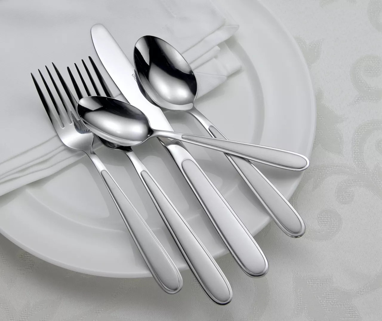 Jordan Stainless Steel 20-Piece Flatware Set 2 Jordan Stainless Steel 20-Piece Flatware Set - Image 2