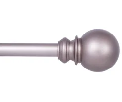 Bronze Bryce Standard Decorative Window Curtain Rod, (36" - 66")