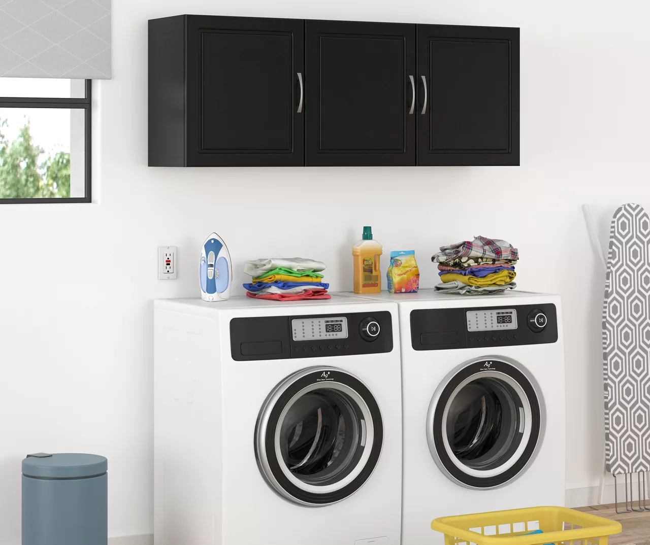 Evolution Ross Black 54" Wall Cabinet 2 Evolution Ross Black 54" Wall Cabinet - Image 2