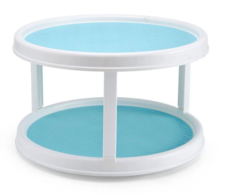 Aqua 2-Tier Turntable 1 Aqua 2-Tier Turntable