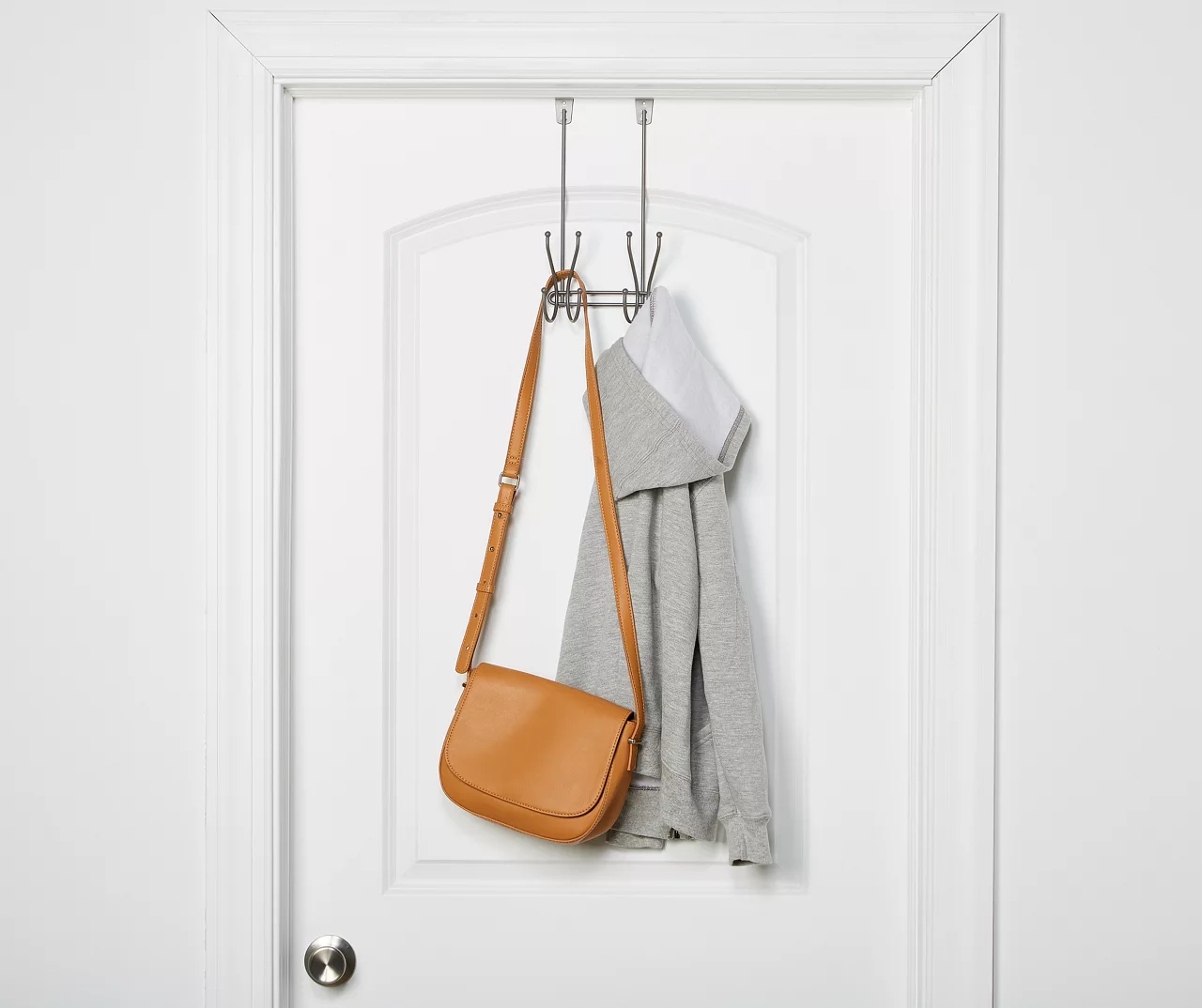 Pewter Over-The-Door Storage Hook 2 Pewter Over-The-Door Storage Hook - Image 2