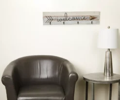 "Welcome" Arrow Sign With 4 Hooks -Cuisinart Store 810438168 2