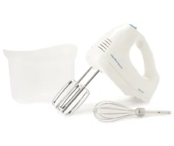 Hamilton Beach White 6-Speed Hand Mixer With Bowl Rest