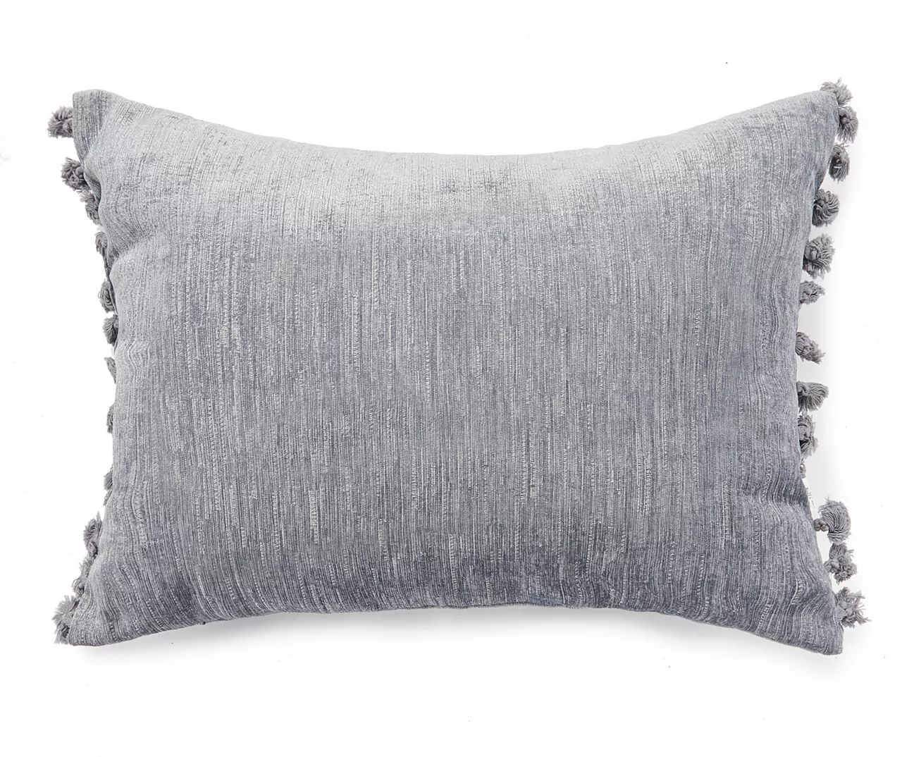 "Family" Gray Lumbar Throw Pillow 2 "Family" Gray Lumbar Throw Pillow - Image 2