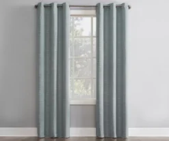 Taliyah Aqua Room-Darkening Grommet Curtain Panel, (84") 9 Taliyah Aqua Room-Darkening Grommet Curtain Panel, (84") -Cuisinart Store 810461686 2