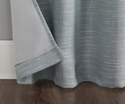 Taliyah Aqua Room-Darkening Grommet Curtain Panel, (84") 10 Taliyah Aqua Room-Darkening Grommet Curtain Panel, (84") -Cuisinart Store 810461686 3