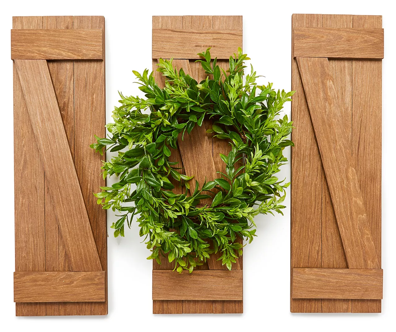 Panel & Wreath 3-Piece Wall Decor Set 2 Panel & Wreath 3-Piece Wall Decor Set - Image 2