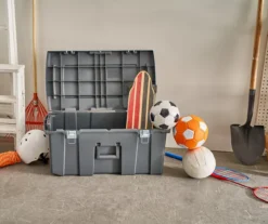 Gray Footlocker Storage Bin 7 Gray Footlocker Storage Bin -Cuisinart Store 810463789 9