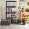 Gray 5-Tier Storage Shelf