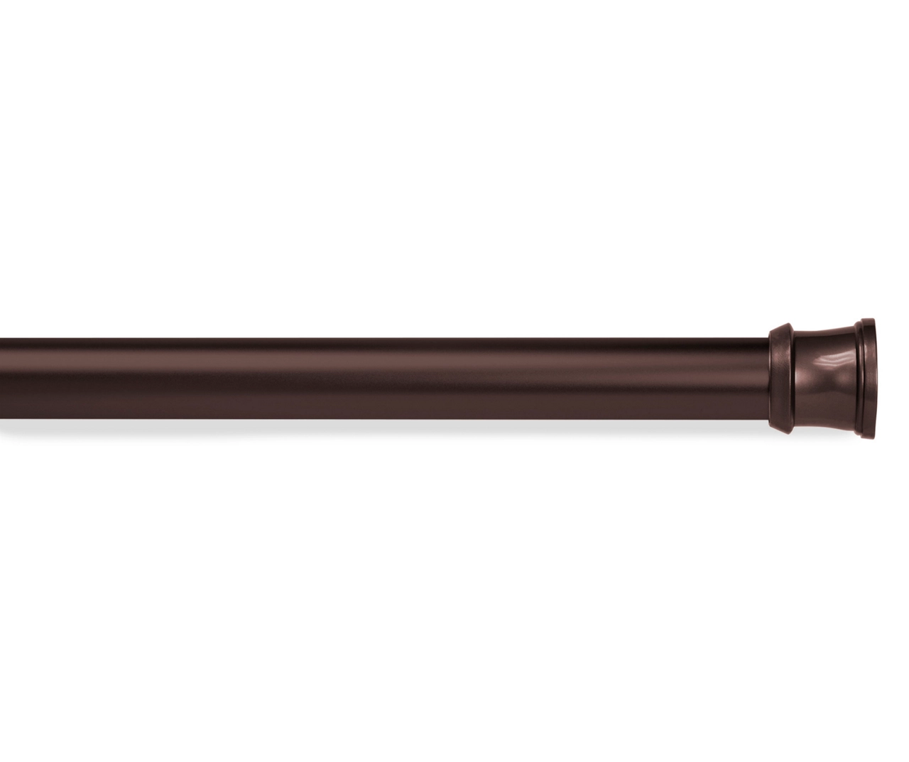 Chocolate Twist & Fit No Tools Tension Utility Rod, (42" - 72") 1 Chocolate Twist & Fit No Tools Tension Utility Rod, (42" - 72")