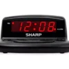 Sharp LED Digital Display Alarm Clock