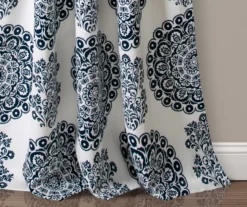 Evelyn Medallion Room-Darkening Rod Pocket Curtain Panel Pair -Cuisinart Store 810468105 2 1