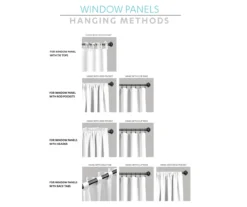 Evelyn Medallion Navy & White Room-Darkening Rod Pocket Curtain Panel Pair, (84") -Cuisinart Store 810468105 5