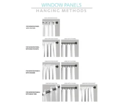 Evelyn Medallion Navy & White Room-Darkening Rod Pocket Curtain Panel Pair, (95") -Cuisinart Store 810468106 5