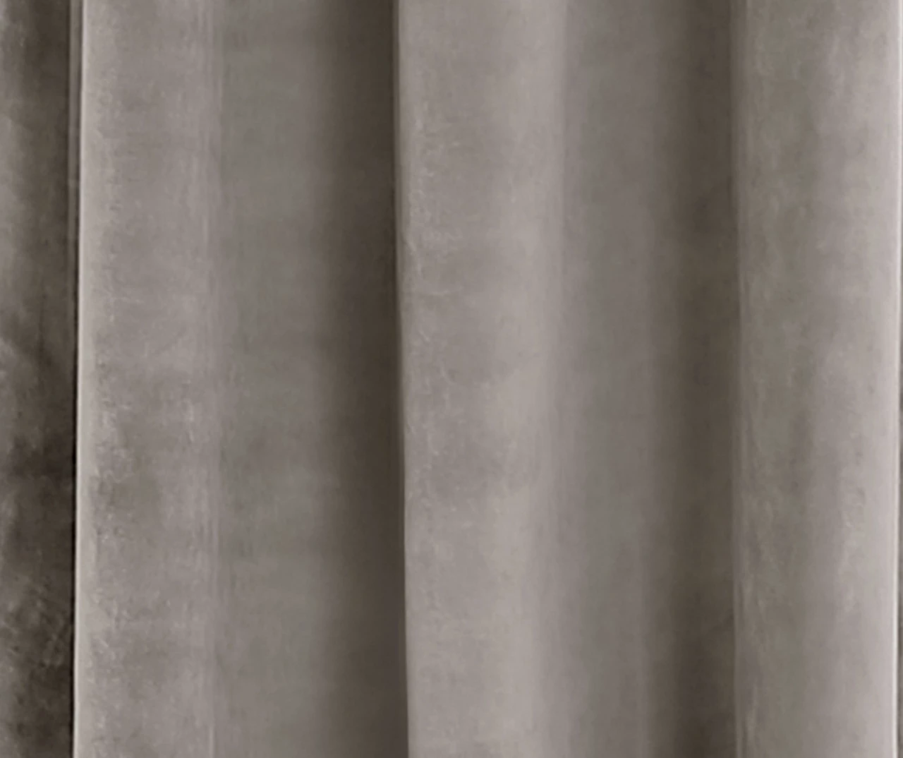Prima Velvet Gray Room-Darkening Grommet Curtain Panel Pair, (84") 3 Prima Velvet Gray Room-Darkening Grommet Curtain Panel Pair, (84") - Image 3