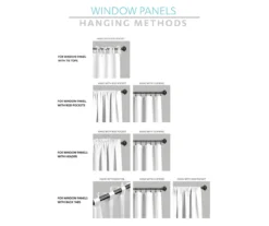 Poppy Garden Aqua & Red Room-Darkening Back Tab Curtain Panel Pair, (108") 10 Poppy Garden Aqua & Red Room-Darkening Back Tab Curtain Panel Pair, (108") -Cuisinart Store 810468165 4