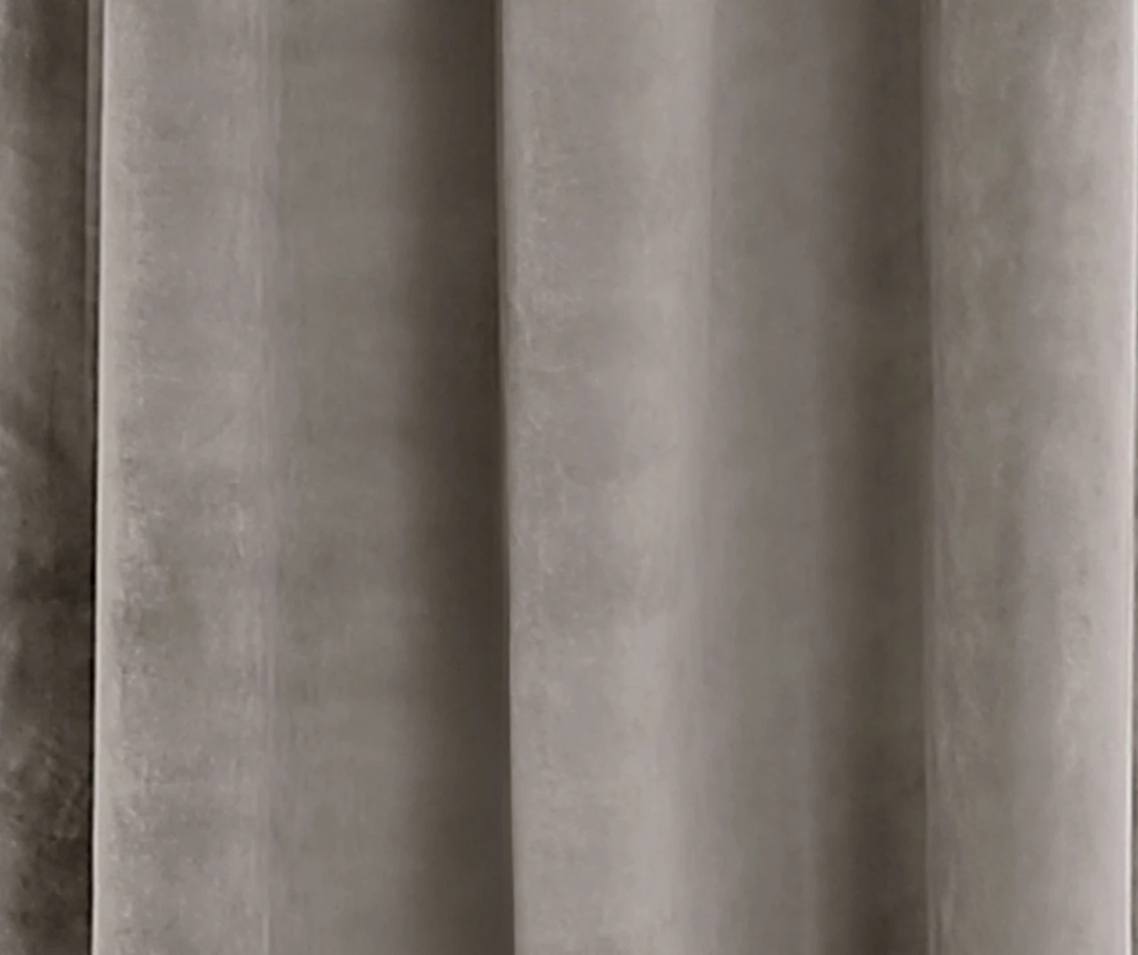 Prima Velvet Gray Room-Darkening Grommet Curtain Panel Pair, (95") 3 Prima Velvet Gray Room-Darkening Grommet Curtain Panel Pair, (95") - Image 3