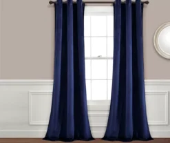 Prima Velvet Room-Darkening Grommet Curtain Panel Pair 35 Prima Velvet Room-Darkening Grommet Curtain Panel Pair -Cuisinart Store 810468170 7
