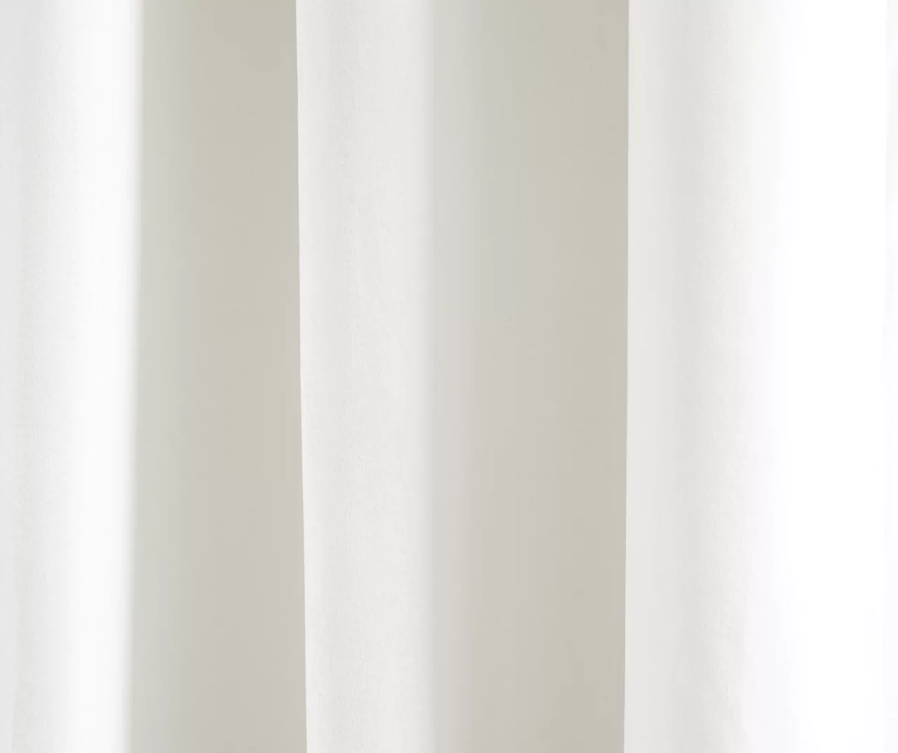 Prima Velvet White Room-Darkening Grommet Curtain Panel Pair, (84") 4 Prima Velvet White Room-Darkening Grommet Curtain Panel Pair, (84") - Image 4