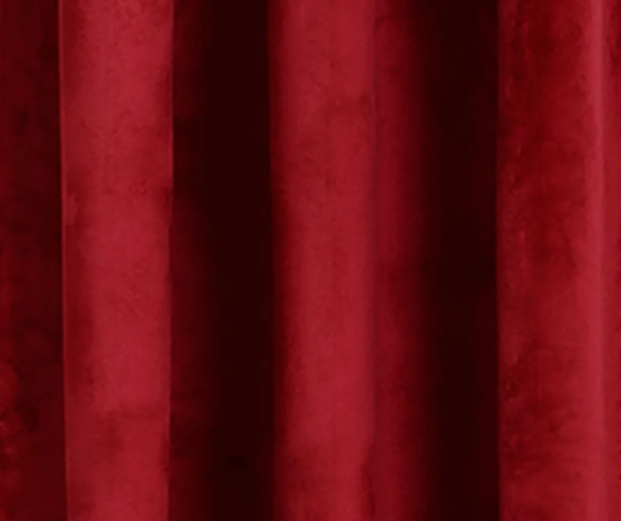 Prima Velvet Red Room-Darkening Grommet Curtain Panel Pair, (84") 3 Prima Velvet Red Room-Darkening Grommet Curtain Panel Pair, (84") - Image 3