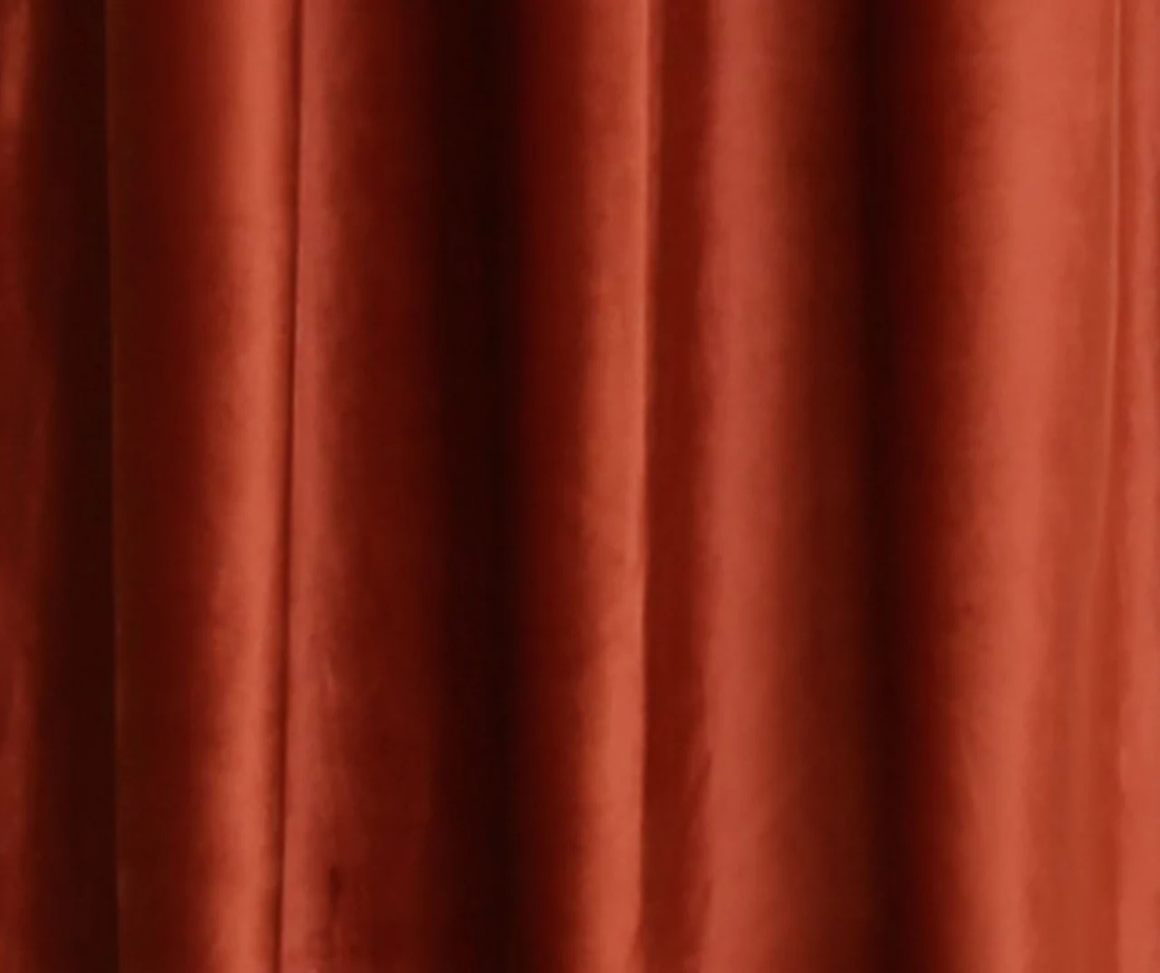Prima Velvet Rust Room-Darkening Grommet Curtain Panel Pair, (84") 3 Prima Velvet Rust Room-Darkening Grommet Curtain Panel Pair, (84") - Image 3