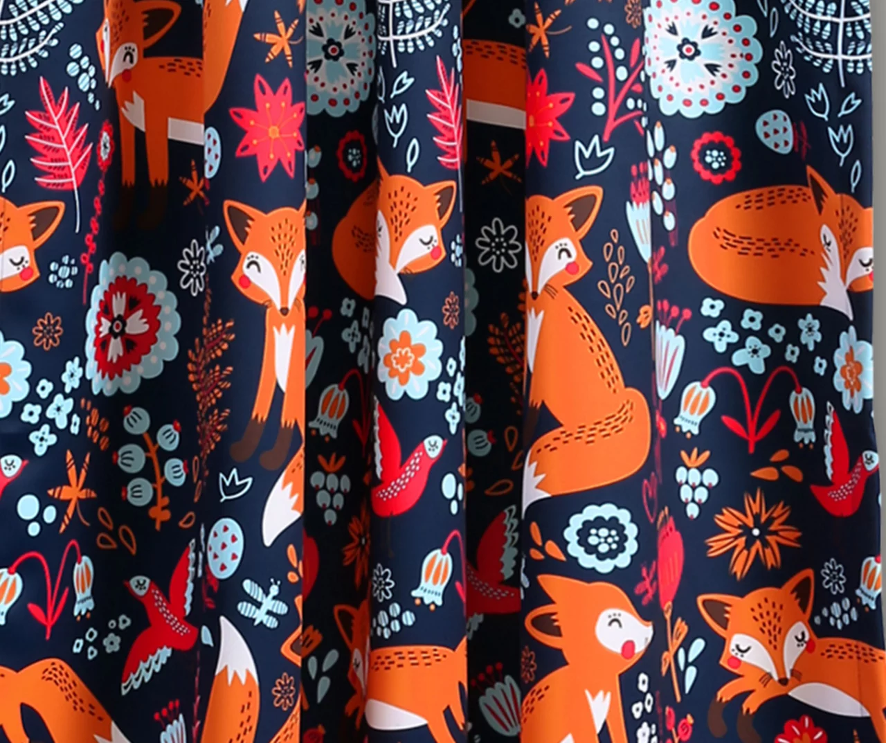 Pixie Fox Room-Darkening Rod Pocket Curtain Panel Pair, (84") 10 Pixie Fox Room-Darkening Rod Pocket Curtain Panel Pair, (84") - Image 10