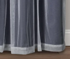 Lush Navy Blackout Grommet Curtain Panel Pair With Sheer Overlay, (84") -Cuisinart Store 810468196 6