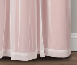 Lush Pink Blackout Grommet Curtain Panel Pair With Sheer Overlay, (84") 13 Lush Pink Blackout Grommet Curtain Panel Pair With Sheer Overlay, (84") -Cuisinart Store 810468198 6