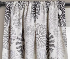 Circles Room-Darkening Rod Pocket Curtain Panel Pair, (84") -Cuisinart Store 810468214 1