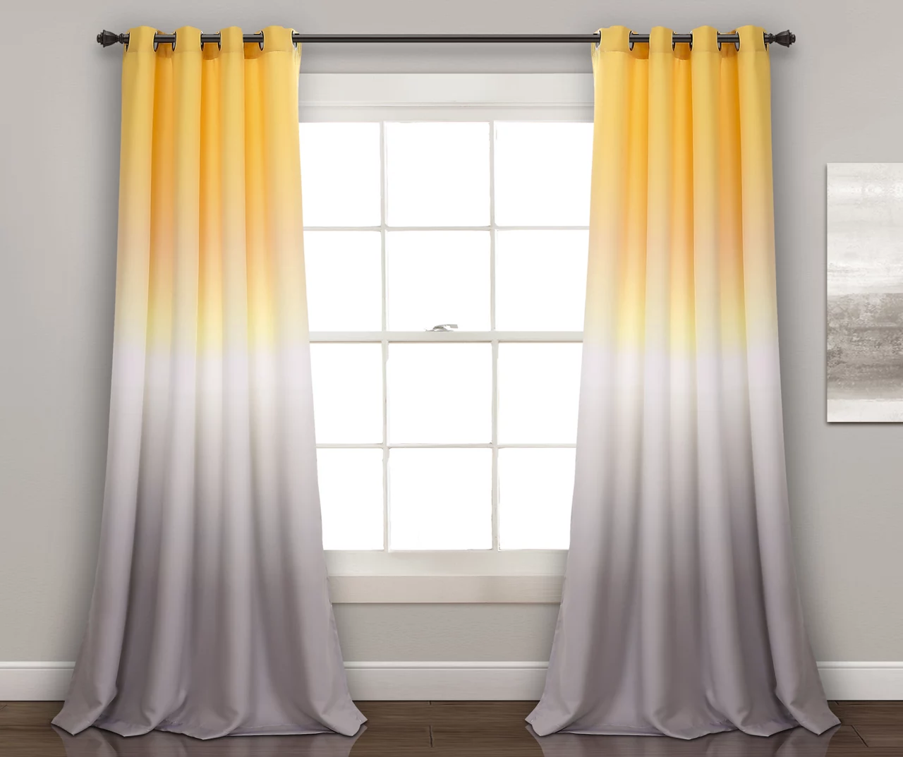 Umbre Fiesta Ombre Room-Darkening Grommet Curtain Panel Pair 3 Umbre Fiesta Ombre Room-Darkening Grommet Curtain Panel Pair - Image 3