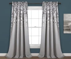 Weeping Flowers Room-Darkening Rod Pocket Curtain Panel Pair 26 Weeping Flowers Room-Darkening Rod Pocket Curtain Panel Pair -Cuisinart Store 810468234