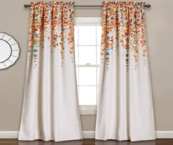 Weeping Flowers Room-Darkening Rod Pocket Curtain Panel Pair 32 Weeping Flowers Room-Darkening Rod Pocket Curtain Panel Pair -Cuisinart Store 810468239 5