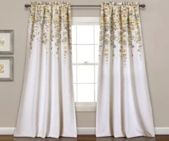 Weeping Flowers Room-Darkening Rod Pocket Curtain Panel Pair 34 Weeping Flowers Room-Darkening Rod Pocket Curtain Panel Pair -Cuisinart Store 810468240 5
